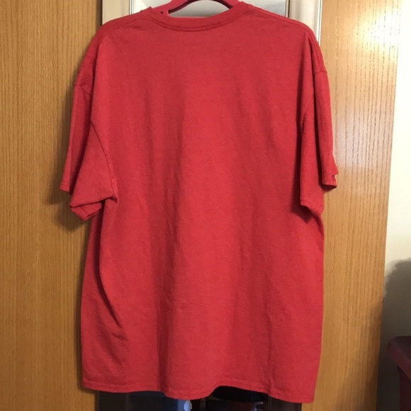 DOM “Get Over It” red short sleeve tee shirt size XL. - Picture 5 of 7